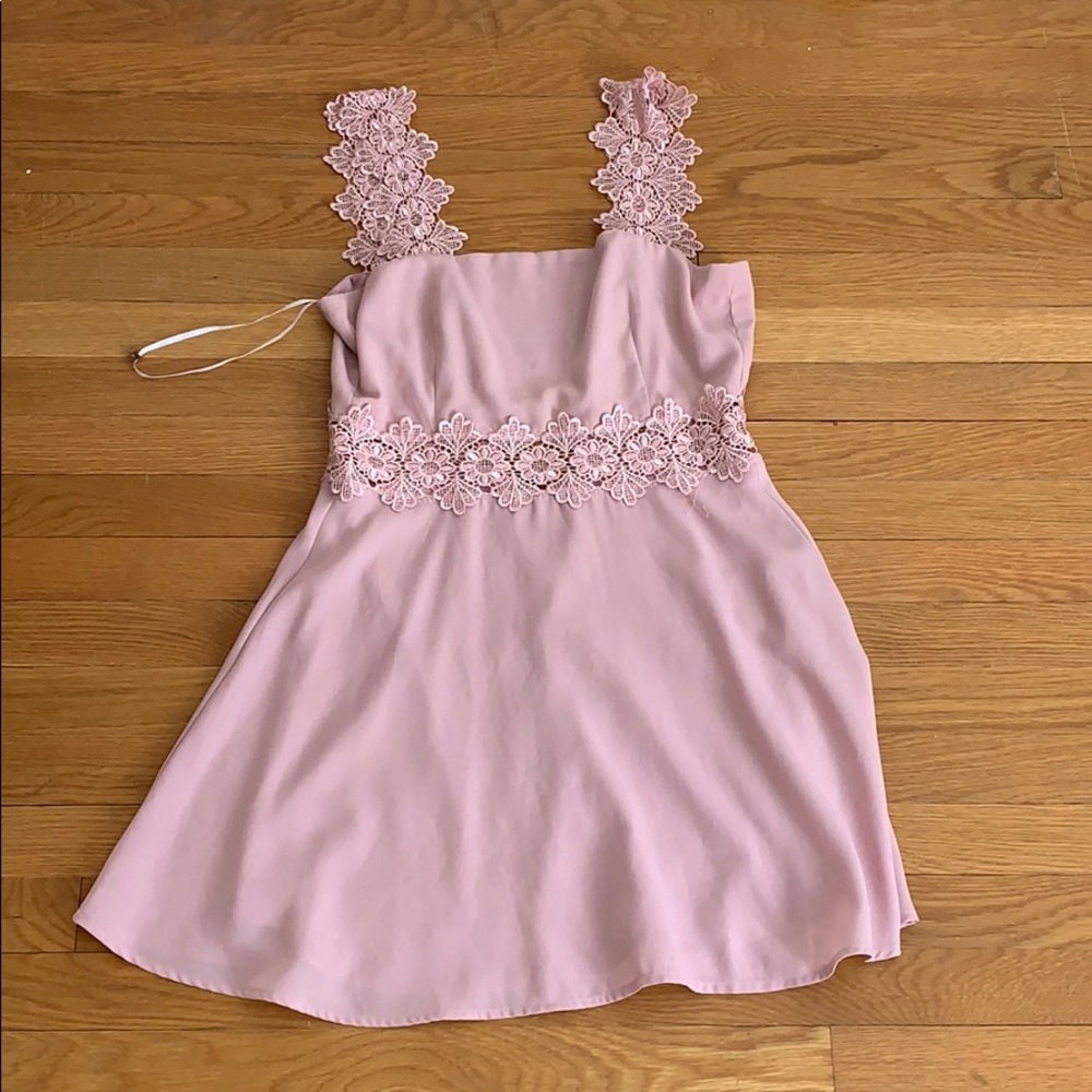 Lulu’s Pink flower dress